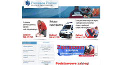 Desktop Screenshot of pierwszapomoc.net.pl