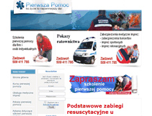 Tablet Screenshot of pierwszapomoc.net.pl