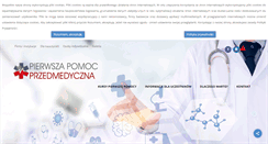 Desktop Screenshot of pierwszapomoc.pl