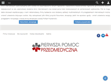 Tablet Screenshot of pierwszapomoc.pl
